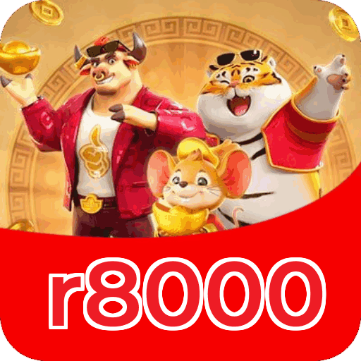 Material promocional do app r8000 — ilustração, não métricas auditadas nesta página